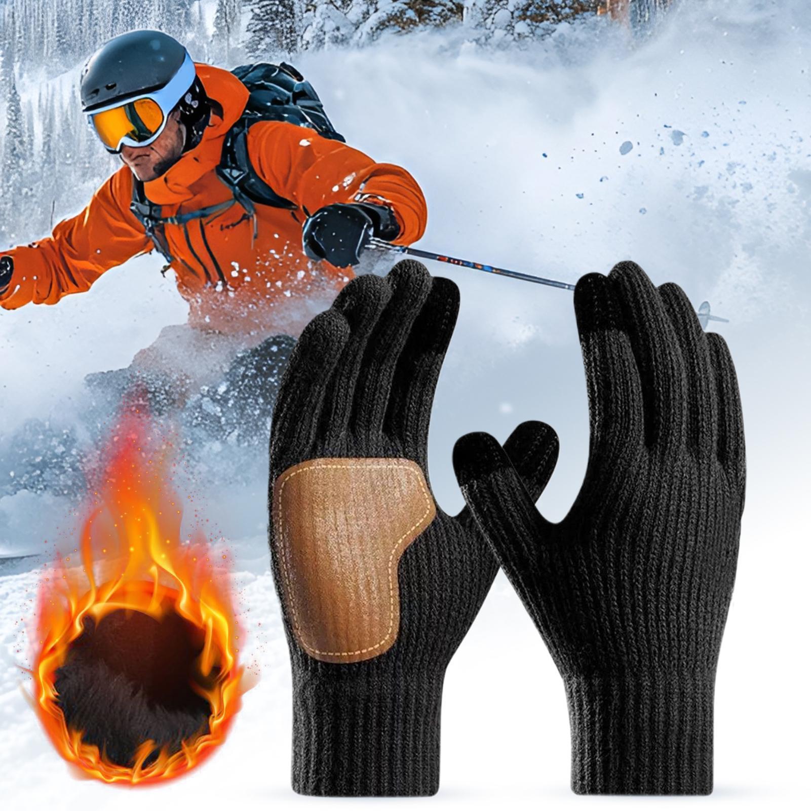 Running Gear In Cold Weather - USB-beheizte Handschuhe mit Touchscreen, Winter-Thermo-Heizhandschuhe zum