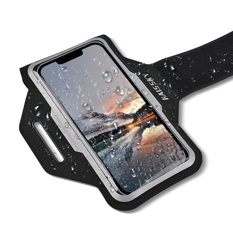 Running Gear Phone Holder - HAISSKY Ultradünne Lauftaschen Sportarmband für iPhone